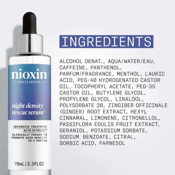 Nioxin pro clinical Night_Density_Rescue_Serum_70ml