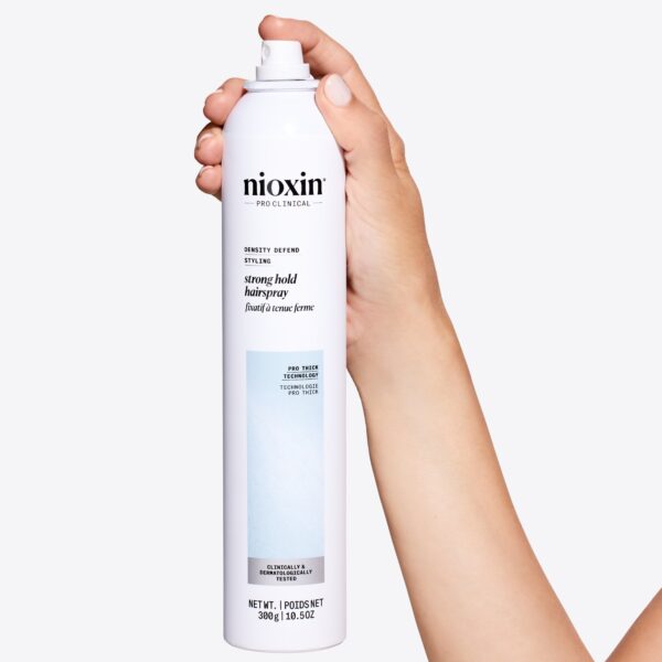 Nioxin pro clinical DENSITY DEFEND STYLING Strong Hold Hairspray - Tugevalt fikseeriv juukselakk 4064666898148