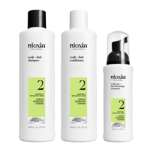 nnioxin pro clinical system 2 for natural hair with progressed thinning 4064666843957